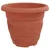 Okrugla saksija za cveće 24 pcs Crvena cigla O 22 x 18 cm