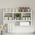 HANAH HOME Zidna polica Asya White