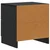 Noćni ormar 2 pcs Crna 43 x 34,5 x 44,5 cm Konstruirano drvo