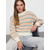 Trendyol Stone Basic Striped Crew Neck Knitwear Sweater