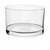 shumee Steklena skleda za solato Simple 17 cm skleda večplastna solata POLISH PRODUCT NICE