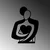 WALLXPERT Zidna dekoracija Love 1