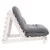 Futon na razvlačenje s madracem bijeli 80x206x11 cm borovina