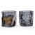 Homestar Stekleni kozarec SHINING 280 ml srebrn