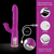 HiSmith HSG007 Conner Telescopic Dual Stimulation Vibrator Purple