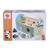 Drevený didaktický domček Panda Shape Box Eichhorn s 8 vkladacími tvarmi a dverami od 12 mes EH3807