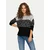 Only  Pull  motif léopard col rond  Siva