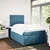 Vidaxl Box spring postelja z vzmetnico modra 120x190 cm žamet
