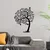 Wallity Zidna dekoracija Lonely Tree, 56x70cm, Crna