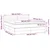 Vidaxl Box spring postelja z vzmetnico LED modra 180x200 cm blago
