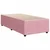 Vidaxl Box spring postelja z vzmetnico roza 90x190 cm žamet