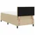 Vidaxl LED Box Spring Postelja Svetlo siva in bela. 80 x 200 cm