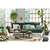 MEGA SOFA tekstil zelena