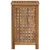 Košarica za rublje Prirodna 35 x 25 x 60 cm Čvrsto teak drvo