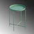 Hanah Home Klub sto 46x56x46cm Zeleni