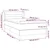 Vidaxl Box spring postelja z vzmetnico temno siva 100x200 cm blago
