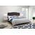 Postelja 14 slim z gumbi - 90x200 cm