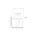Hanah Home Stolice Muriz - 4964, 2 stolice, Bordo