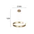 LED luster na sajli MARLEN LED/36W/230V zlatna