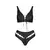 Ženski sexy erotski set veša Francesca, Crni