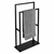 WENKO 26056100 - Stalak za peškire RIVALTA 46x80 cm nerđajući čelik/crna