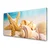tulup.si Steklena slika Starfish shell art 140x70 cm 4 obešalnika