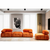 ATELIER DEL SOFA Tabure Bubble Pouffe Orange