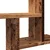 Zidne police 2 kom boja staro drvo 38x12x38cm konstruirano drvo