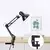 Stona lampa sa klipsom 2u1 1xE27/60W/230V crna
