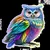 Trendy Owl Wooden Puzzle M (150 Pieces)