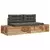 Set vanjskih sofa Prirodna i antracit 203,5 x 83 x 73 cm