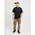 JACK & JONES Majica JCOFUSION črna/bela