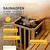 Homestar Sauna kabina Vantaa 150x140 cm črna