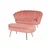Livetastic Tabure Samt, Roza
