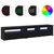 TV ormar 2 pcs Crni hrast 195 x 35 x 40 cm Konstruirano drvo