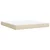 Vidaxl Box spring postelja z vzmetnico krem 180x200 cm blago