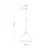 TK Lighting Viseča svetilka CAP BROWN 6926