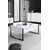 Hanah Home Set TV Komoda i klub sto Belo-Crni