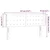 Vidaxl LED posteljno vzglavje temno sivo 147x16x78/88 cm blago