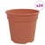 Okrugla saksija za cveće 24 pcs Crvena cigla O 17 x 14 cm