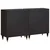Kreveta s ladicama 2 pcs Crna 60 x 33 x 75 cm Čvrsto drvo manga