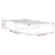 Vidaxl Kovinski posteljni okvir bel 107x203 cm