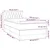 vidaXL Box spring postelja z vzmetnico LED temno siva 90x200 cm blago