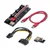 Qoltec Riser PCI-E 1x - 16x | USB 3.0 | različica 009S Plus | SATA/PCI-E 6-pinski