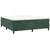 vidaXL Box spring postelja z vzmetnico temno zelena 160x200 cm žamet
