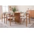 HANAH HOME Trpezarijski sto Lugias Beech
