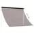 Vidaxl Senčnik Rjava 350 x 150 cm 180 g/m2 poliester s PU premazom