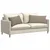 Jastučići za sofu 2 pcs Sivo-smeđa 80 x 40 cm tkanina