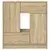 Komoda s ladicama i vratima sonoma hrast 70,5x34x74,5 cm