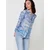 KOROSHI Bluza modra/pastelno modra